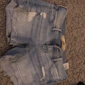 hollister jean shorts